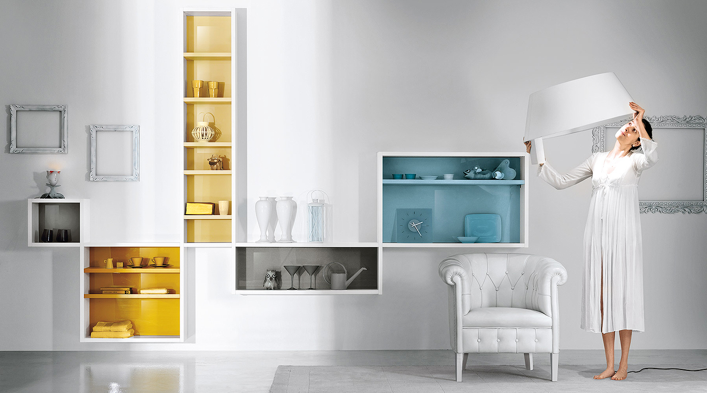 Композиция из модулей  LAGO 30mm_shelf_303 Lagolinea