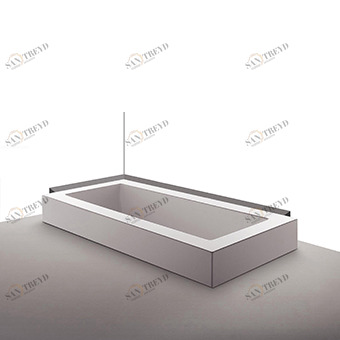 1GRAASBI0CR0P Ванна прямоугольная Kos by Zucchetti Grande