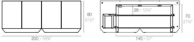 VONDOM Барная стойка с подсветкой Vela sun-id-1432478 - Вид №3