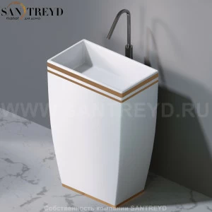 L110467G Напольная раковина стоящая прямоугольная A. e T. Italia Tower