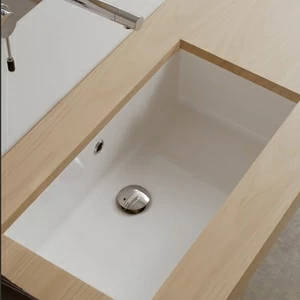 8092 Накладная раковина под столешницу  прямоугольная Scarabeo Ceramiche Gala-Tech-Miky