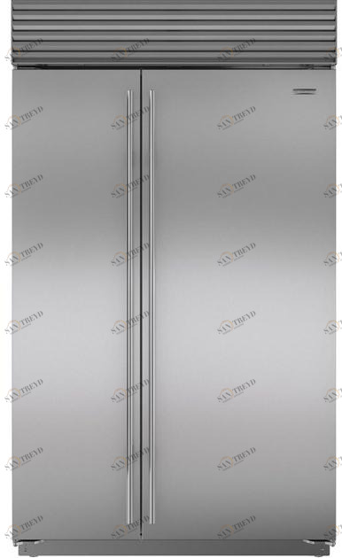 Sub-Zero Встроенный двухдверный холодильник из нержавеющей стали с морозильной камерой класса а +  Icbbi-48s/s/th 