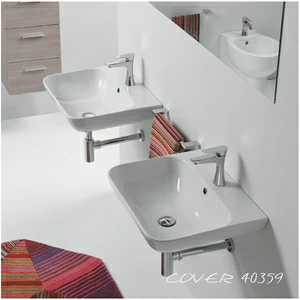 40359 Подвесная раковина настенная овальная Althea Ceramica  белая