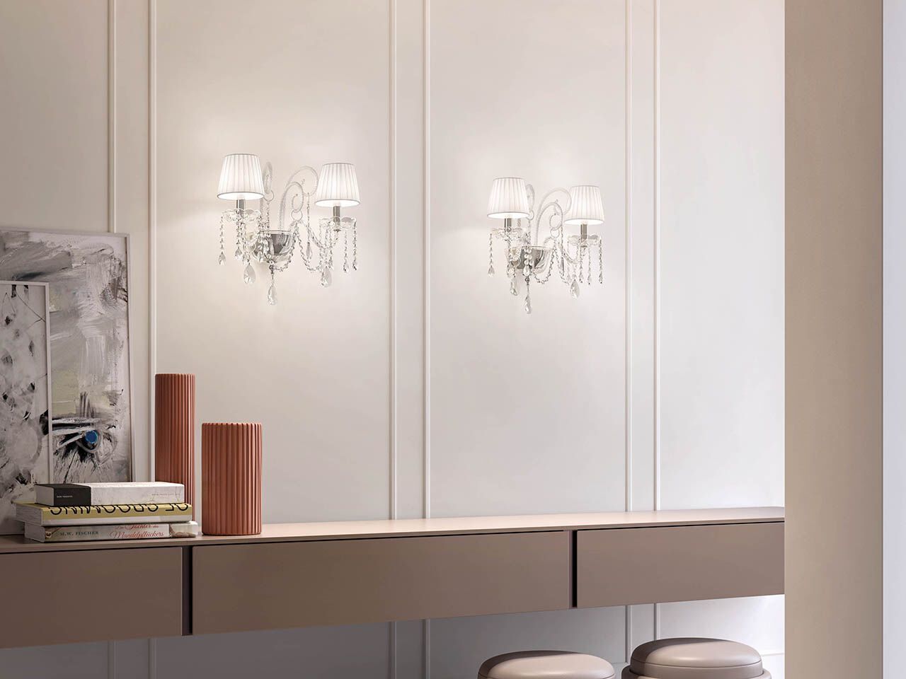 Настенный светильник с кристаллами Masiero Diamond ARCH-00066526 - Вид №1