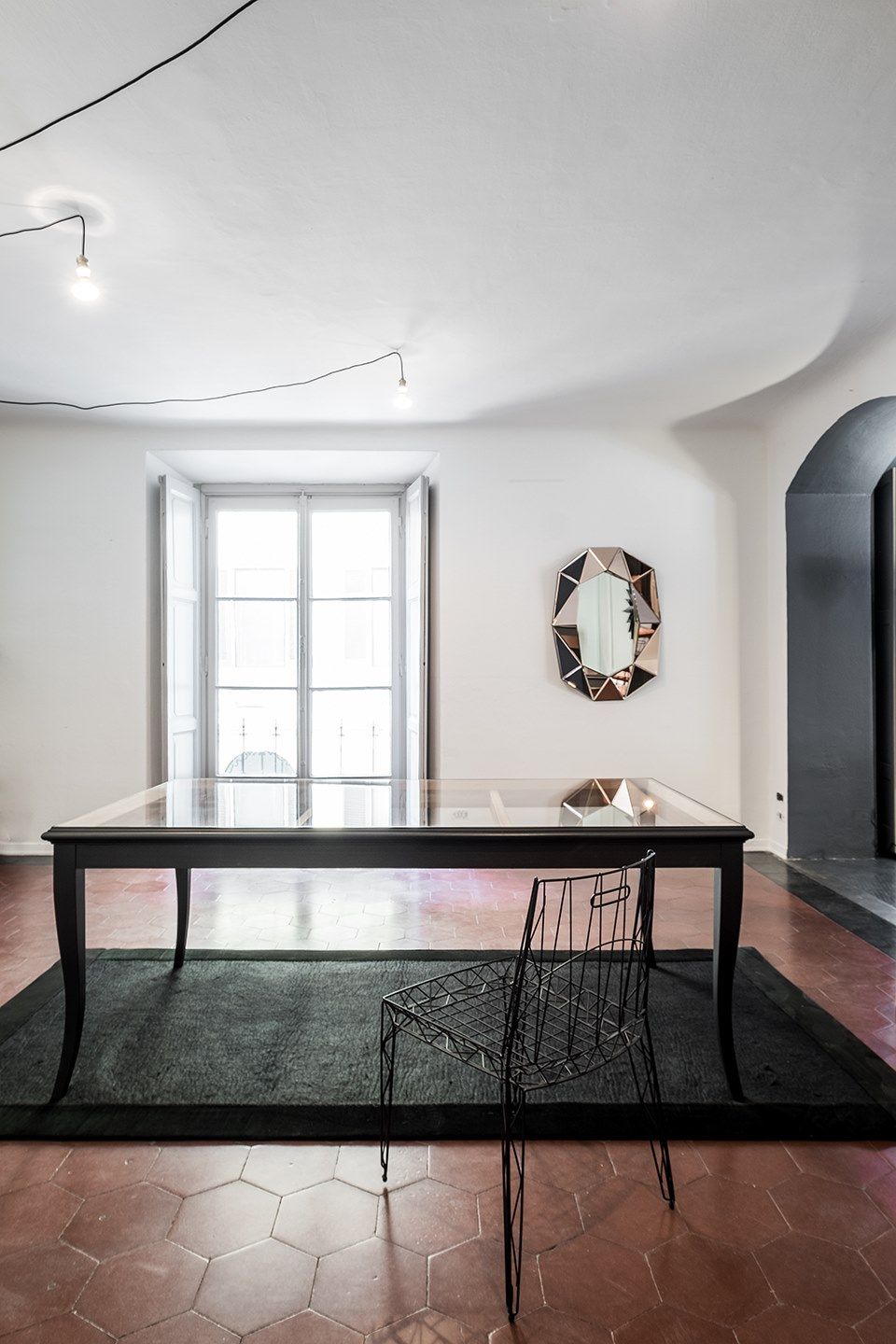 Прямоугольный стол из массива дерева и хрустальной столешницы EPÒNIMO Нади ARCH-00073287 - Вид №3