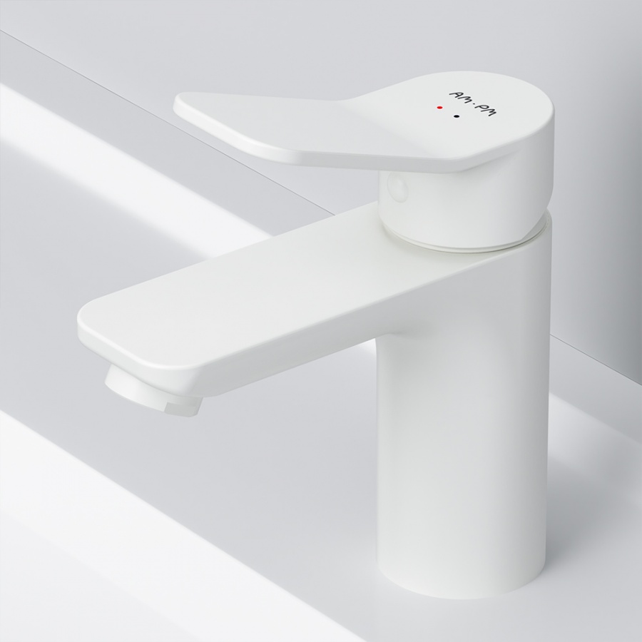 F85A02133 смеситель для умывальника белый шт. AM.PM X-Joy  - Вид №2