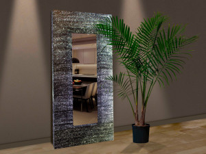 Тканевое зеркало со встроенным освещением