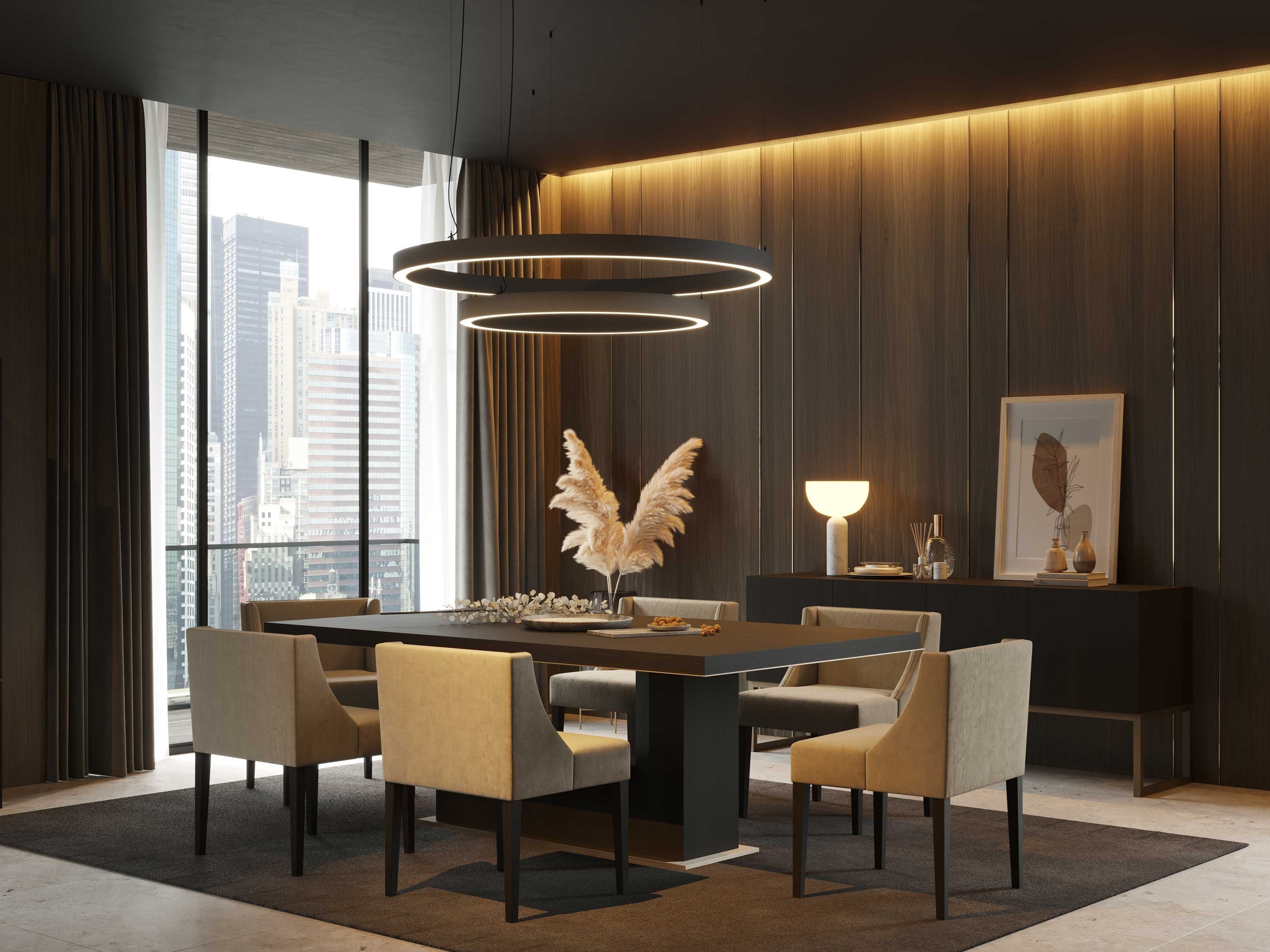 Шкаф из шпона с распашными дверями Stylish Club Slender ARCH-00064976 - Вид №5