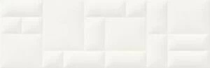 Плитка Pillow Game рельеф белый 29x89