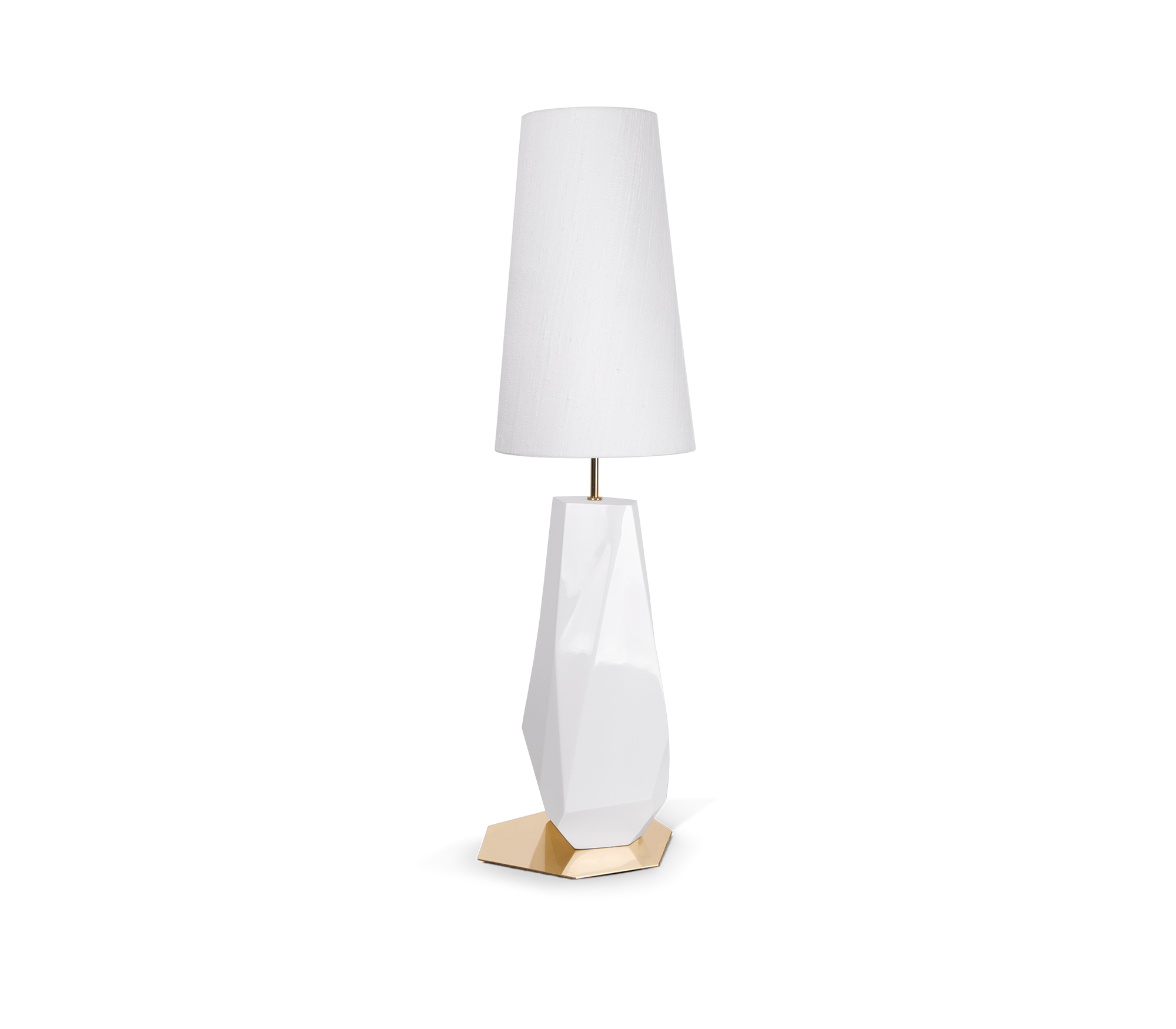 0-195 Почувствуй белую настольную лампу Boca Do Lobo 