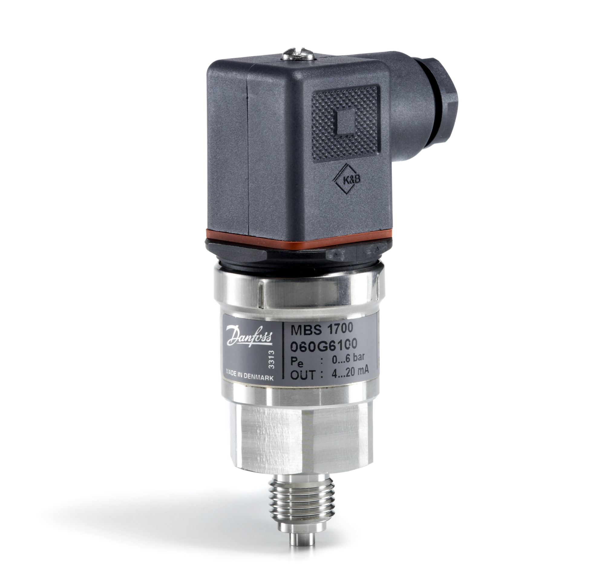 Danfoss MBS 1700 — преобразователи (датчики) давления для ЖКХ, водоснабжения и насосных станций Sensor MBS 1750-3011-A1GB04-2 060G6112  - Вид №12