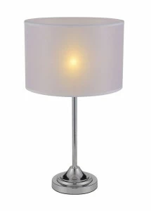 Настольная лампа Crystal Lux Asta LG1 CRYSTAL LUX КЛАССИЧЕСКИЕ 080298 Белый;серебро