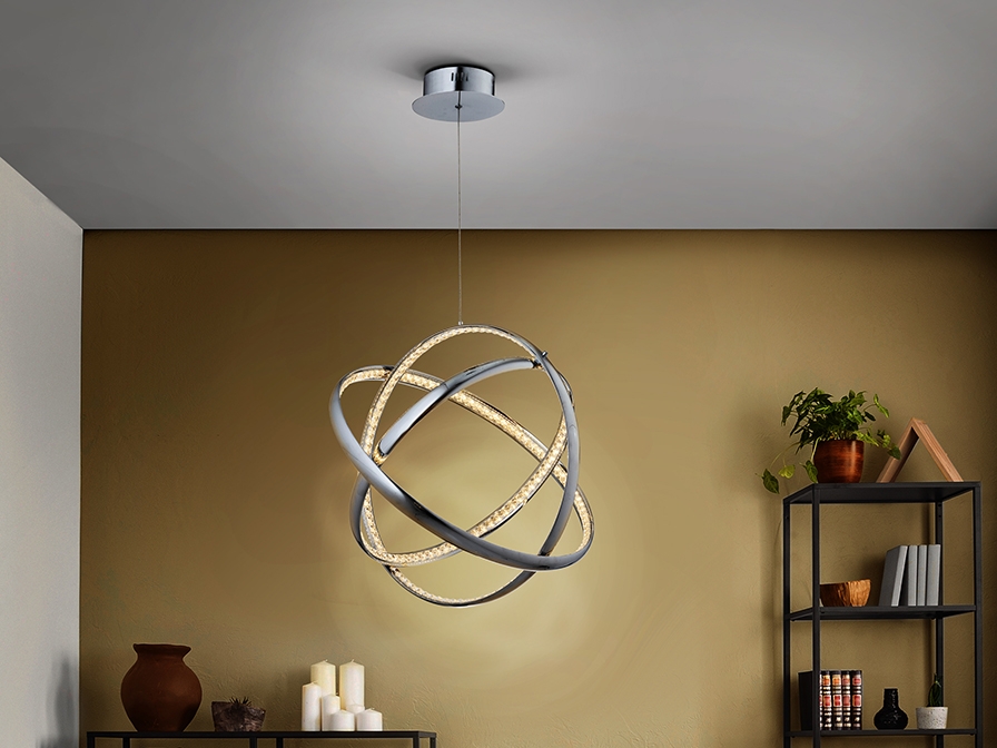 084375 Подвесной светильник Ø50 хром Schuller Celine - Вид №1