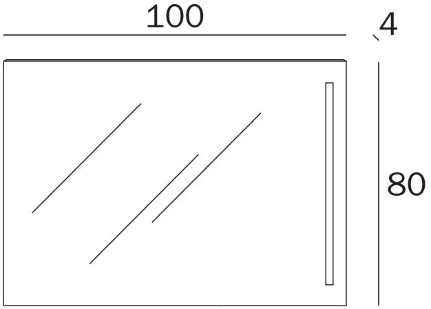 INDA® Настенное зеркало со встроенной подсветкой для ванной sun-id-1350480 - Вид №3