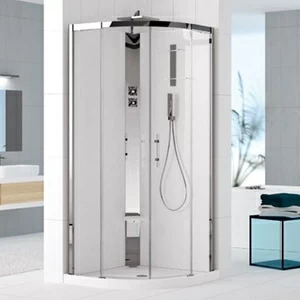 Novellini. Душевая кабина 90x90 R90 STANDARD с низким душевым поддоном HOLIDAY CRYSTAL 2