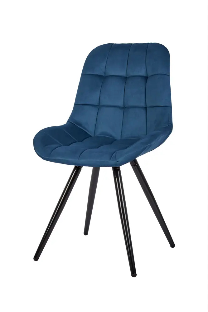91729684 Комплект обеденных стульев 2 шт Polini Home verona sm 53х89х58 см велюр цвет синий STLM-0881305