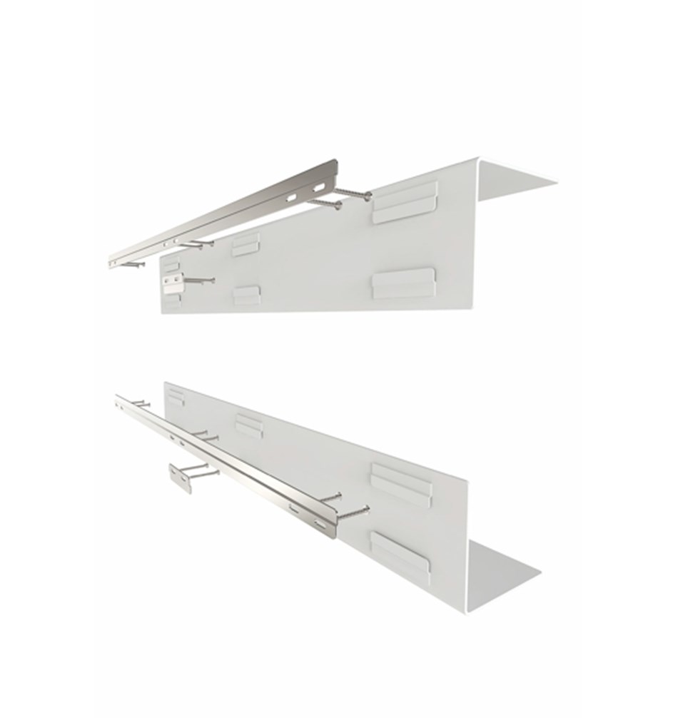 FROST Полка 4029 35x15x60cm » белая Алюминий Белый U4029-W  - Вид №7