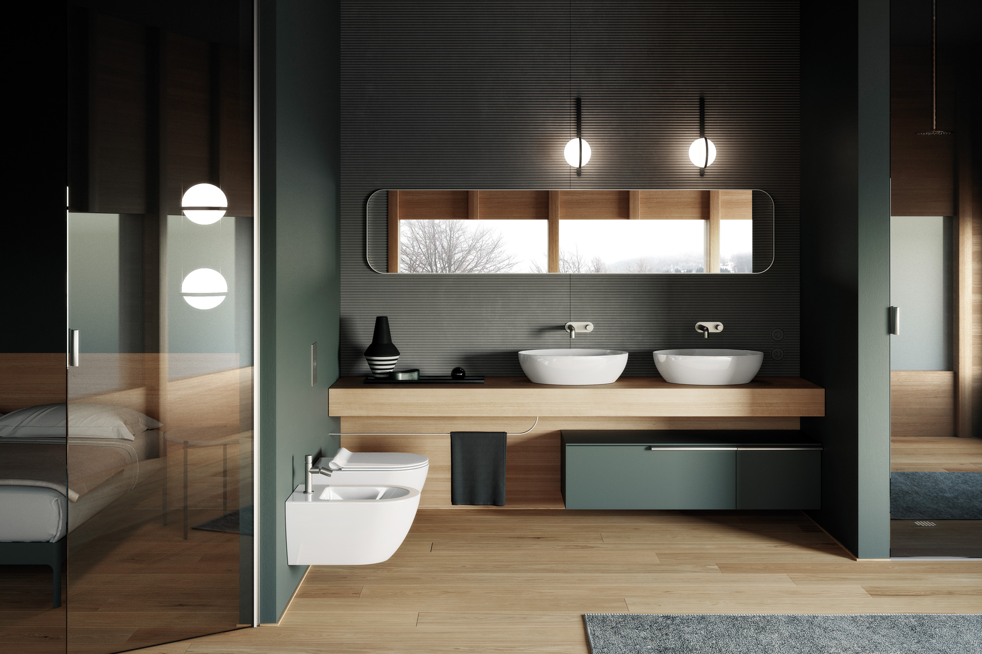 881511 Подвесной унитаз настенный Белый GSI ceramica Pura Италия - Вид №5