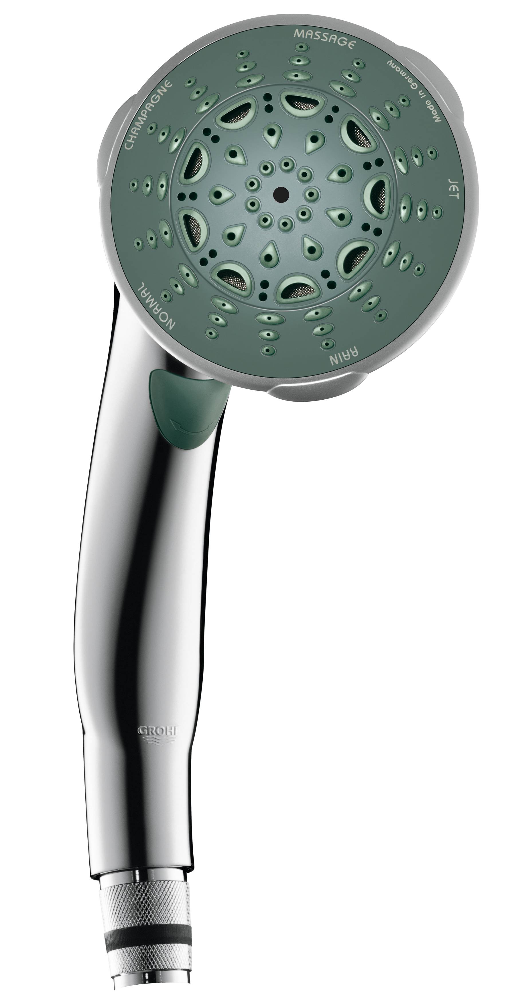 Ручной душ GROHE Movario (5 режимов) c поворотной головкой, хром (28393000) - Вид №3