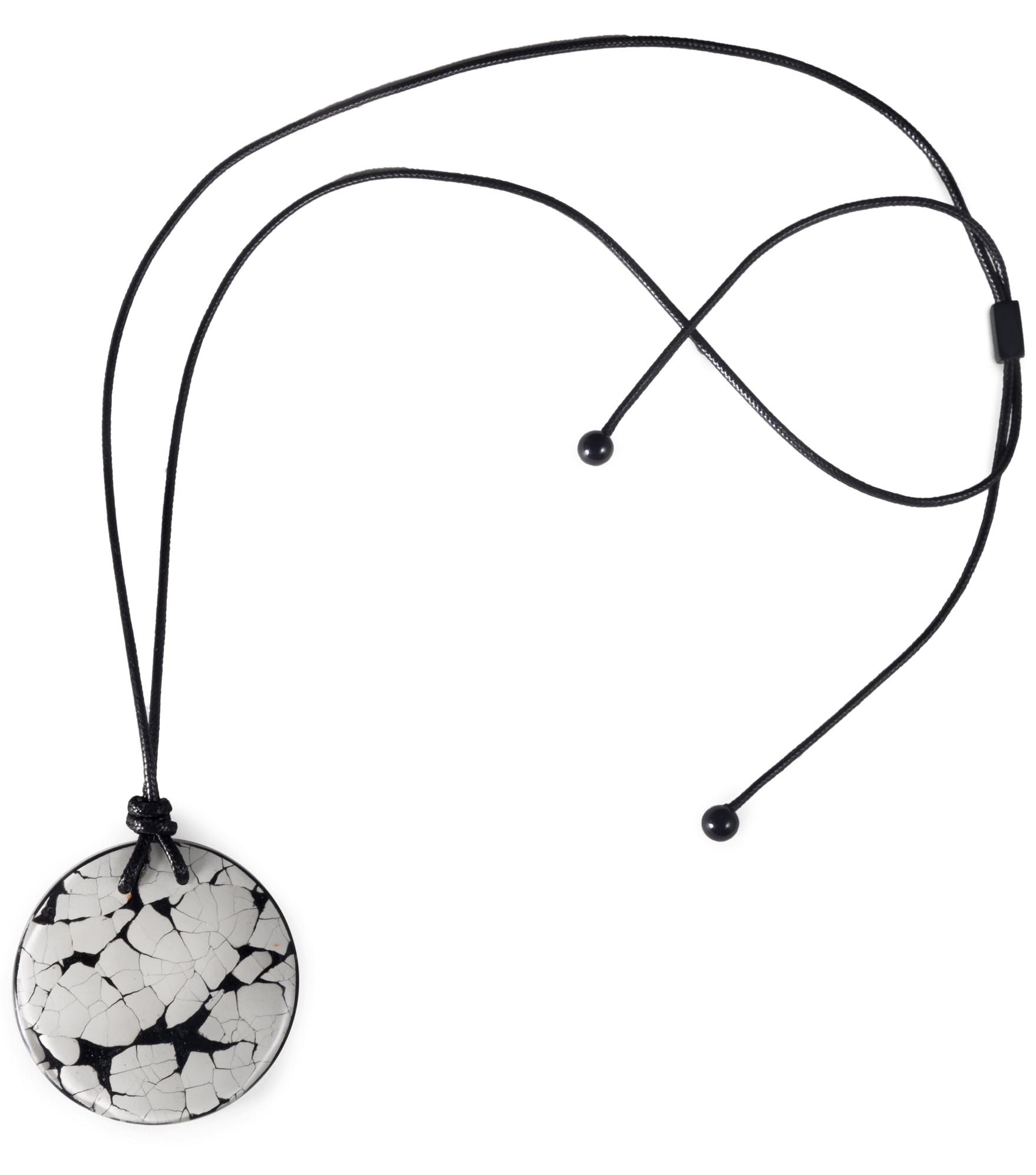 MIX_2343 Колье, крошенная яичная скорлупа, алюминий Mix Culture Santreyd 