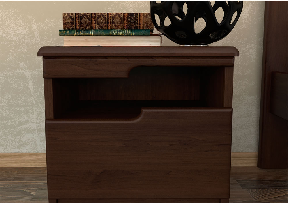 Тумбочка прикроватная коричневая "Бельфор" DREAMLINE БЕЛЬФОР 173328 Коричневый  - Вид №2