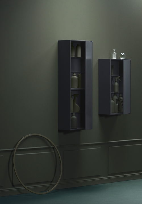 1590283 Edge High Cabinet Anthracite Gray Мягкое Закрытие Hafa  Антрацитовый  - Вид №2