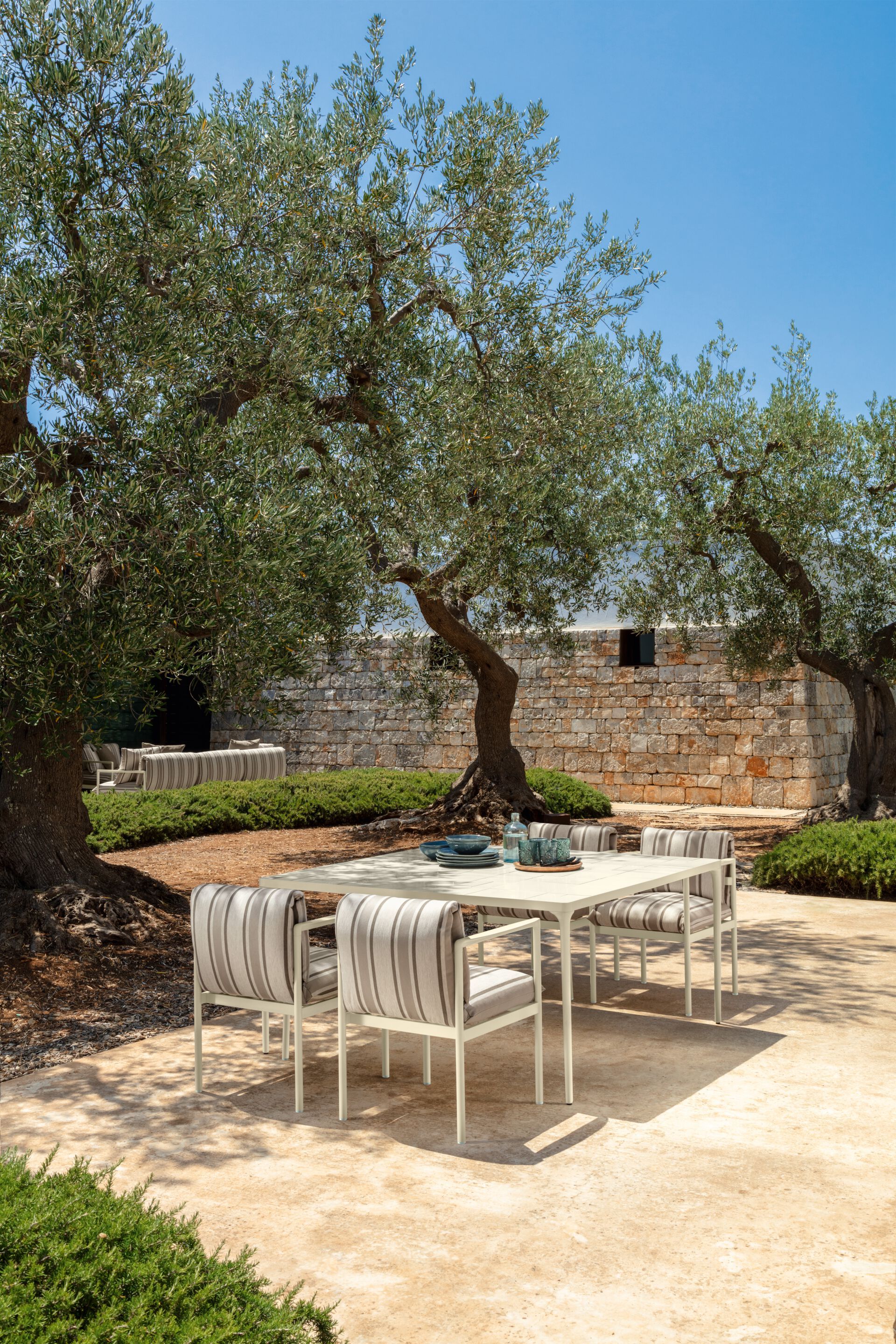 Алюминиевый садовый стул с подлокотниками Talenti Nalu ARCH-00103527 - Вид №3