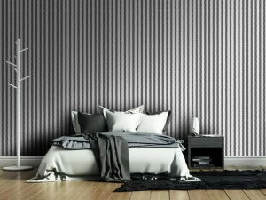 Baboon Полосатые моющиеся виниловые обои Pattern