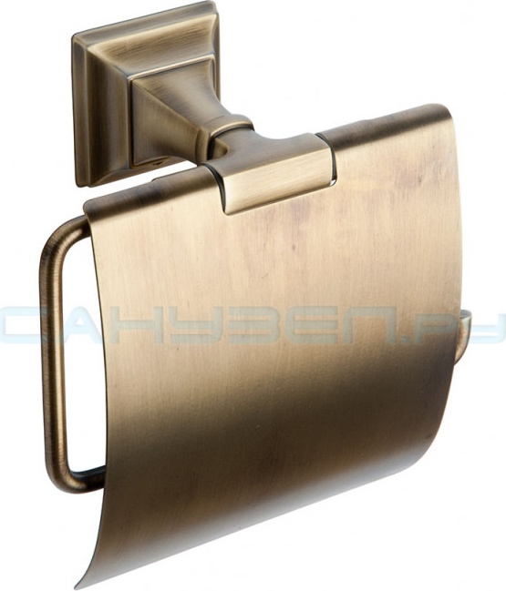 B3291 BR Держатель туалетной бумаги с крышкой (бронза) COLOMBO PORTOFINO Colombo Design