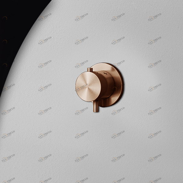 Термостат для душа розовое золото Hiro Radomonte HIR90R