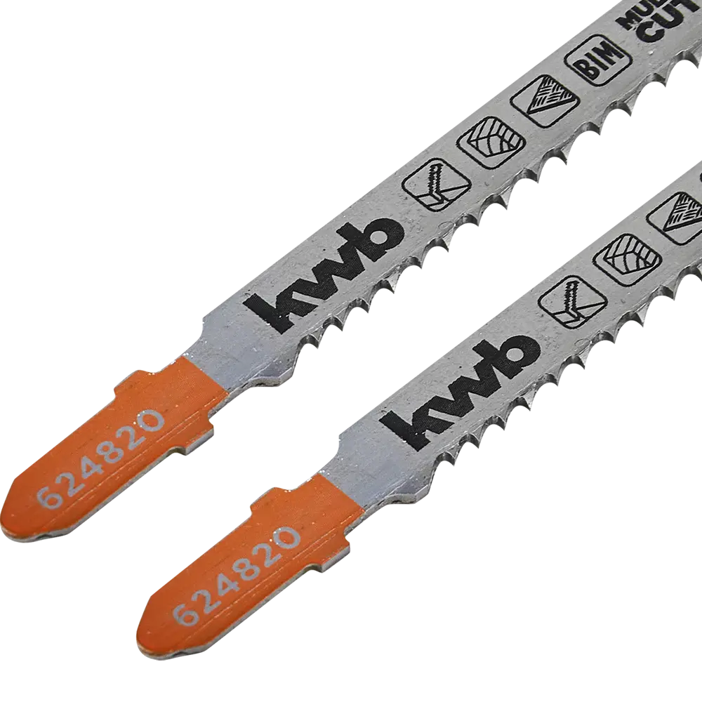 Пилка для лобзика по дереву и стали KWB T345XF быстрый рез, 2 шт STLM-2018064 - Вид №2