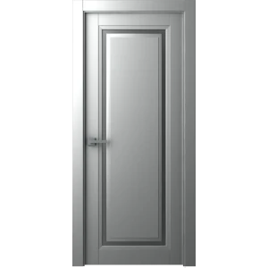 Дверь межкомнатная глухая Аурум 1 эмаль серый 2200x700 мм