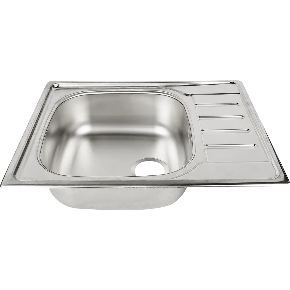 KROMRUS Мойка EX-180 с крылом для современной кухни 82540018 Мойка врезная STLM-0029324 - Вид №3