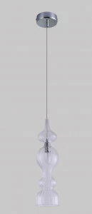 Подвесной светильник Crystal Lux Iris SP1 A Transparent CRYSTAL LUX IRIS 223324 Хром