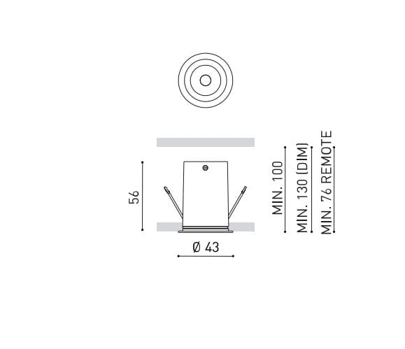 Алюминиевый утопленный круглый прожектор Arkoslight Lens Light ARCH-00005183 - Вид №5