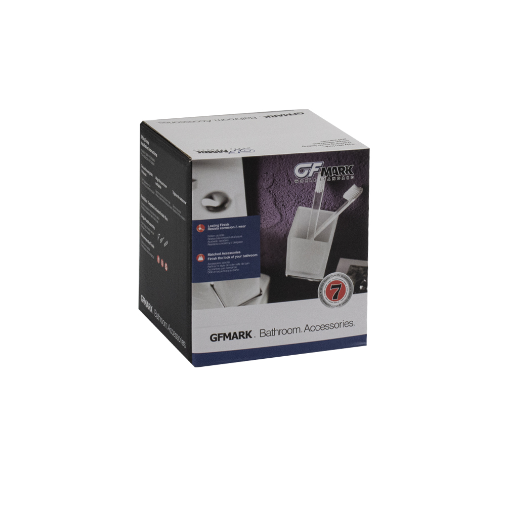 GFmark - Мыльница металлическая на основании, с БЕЛОЙ МОЗАИКОЙ, код: 3202  - Вид №1