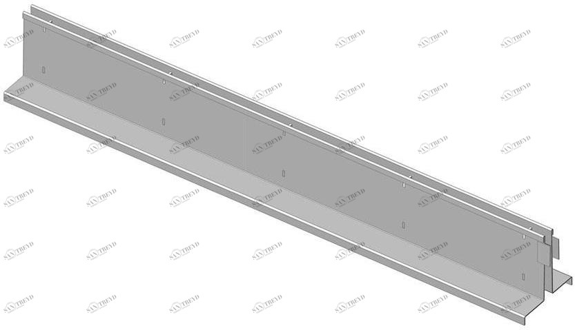 Pircher Центральная решетка с прорезью Line sun-id-1471059