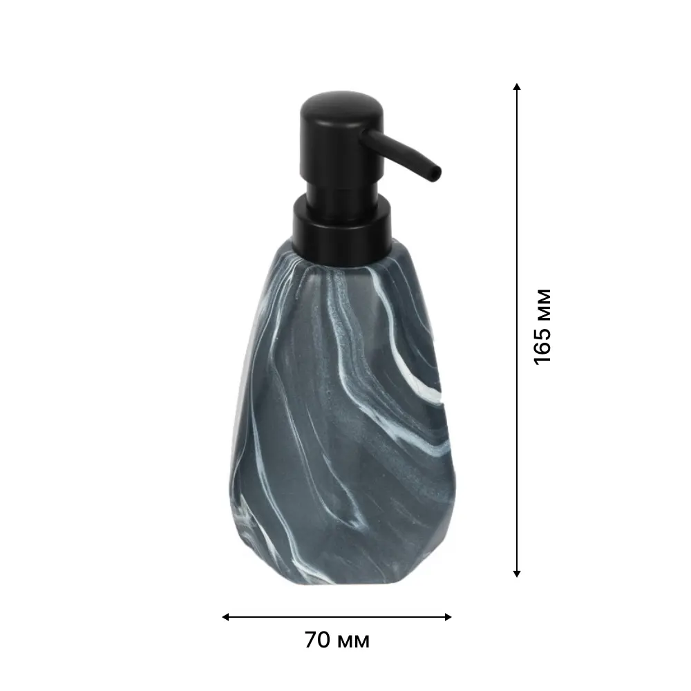 Lemer Maggiore: Керамический дозатор для жидкого мыла в серо-белых тонах 89385020 STLM-1581622 - Вид №1