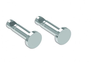 5991990010223 Cordivari, 2 крючка для моделей Babyla/Fujiko/Lola, цвет полированная сталь