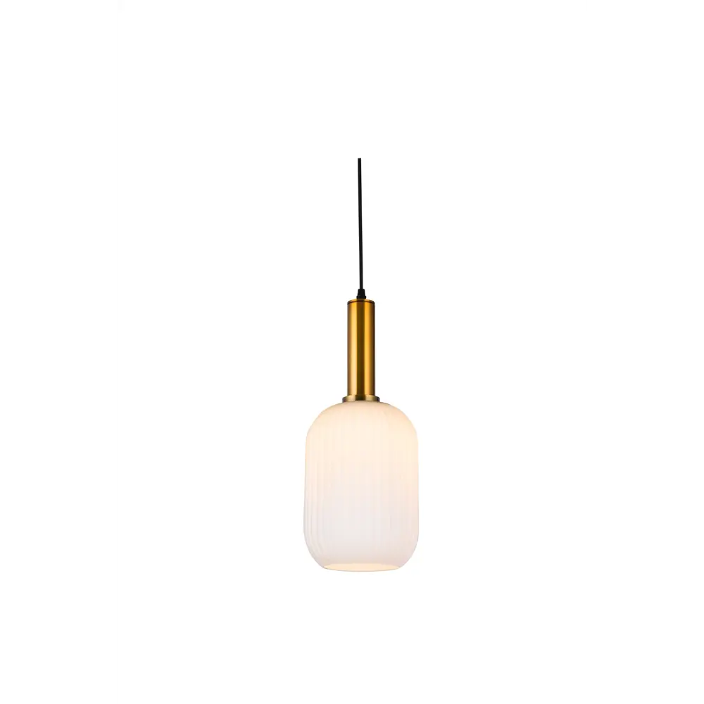 Светильник подвесной Pamella, 1 лампа, 8 м², цвет медь/белый 82810130 STLM-2022669 Toplight 