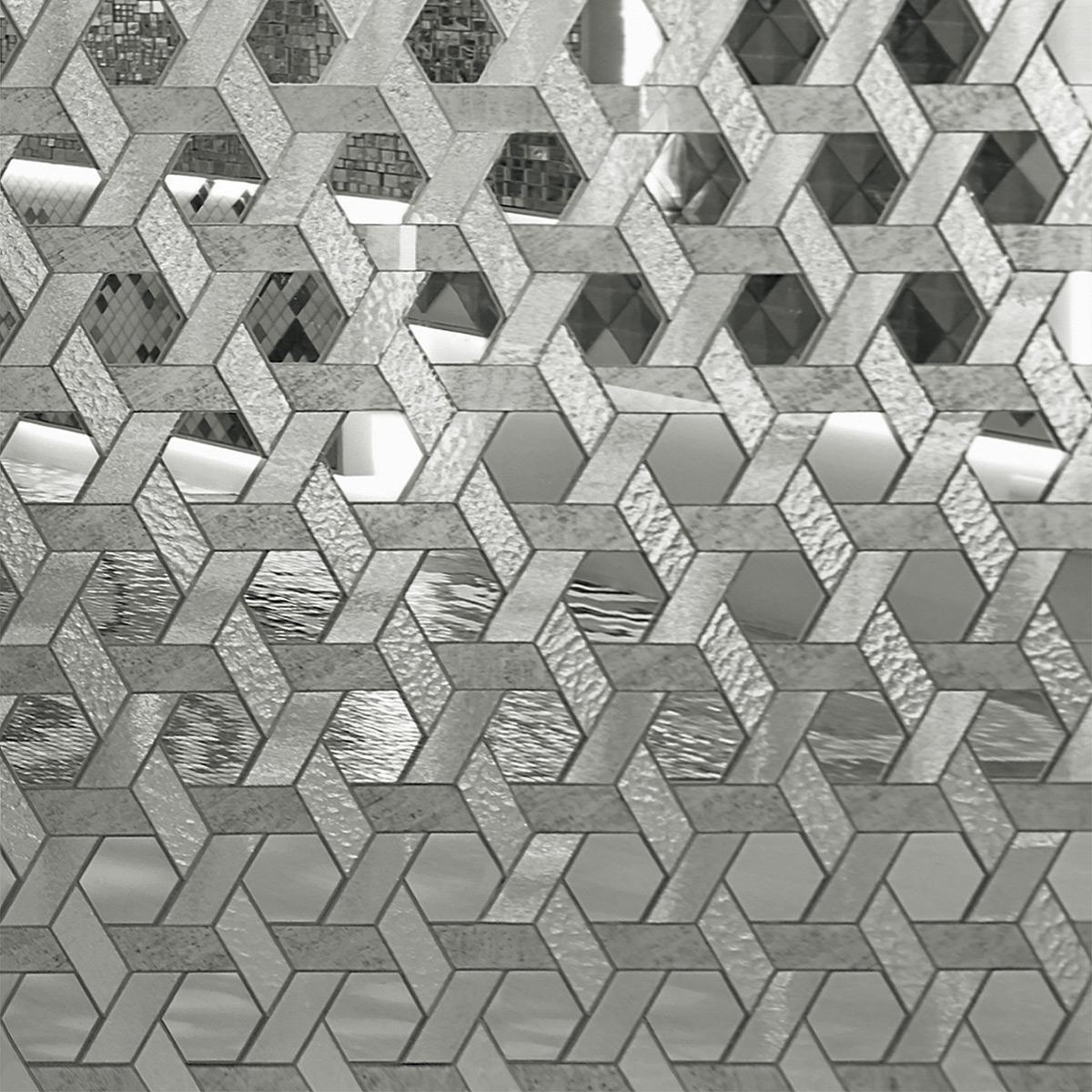 SICIS Bucolico Black Bo-Grey Vetrite Tile sun-id-1991302 - Вид №1