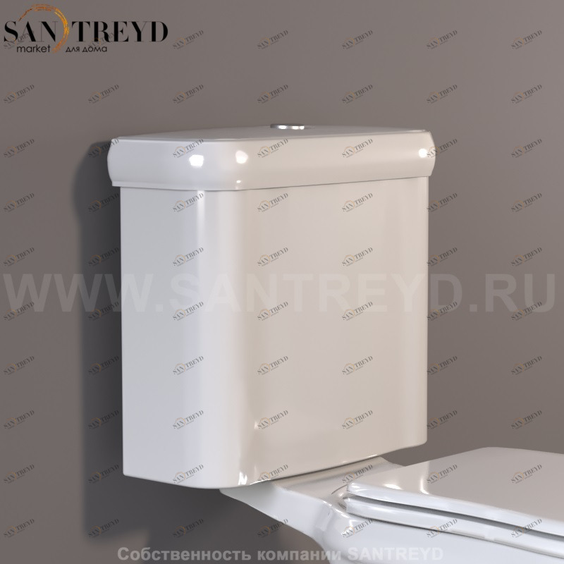 108101 Бачок для унитаза Белый Kerasan RETRO Италия