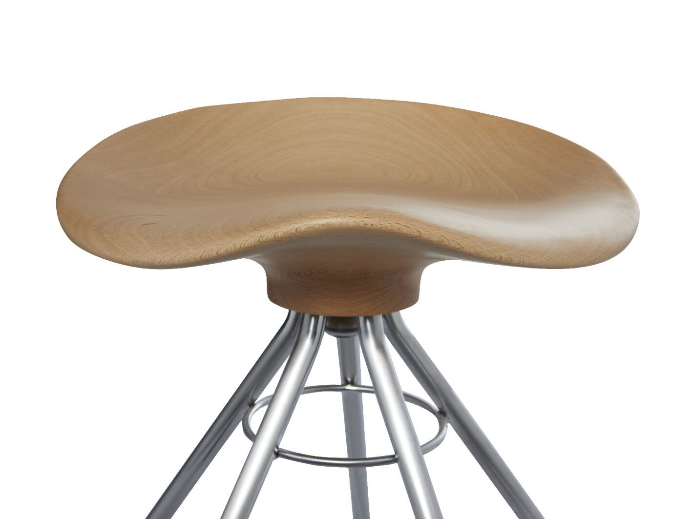 Низкий табурет на деревянном насесте с колесами BD Barcelona JAMAICA ARCH-00130493 - Вид №2