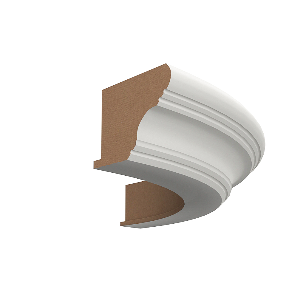 Карнизы для кухонного шкафа  «Карнизыверхние» Карниз верхний R240E С1 SIST3509-9213 SIDAK 