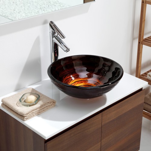 GV-693-19mm Накладная раковина на столешницу  прямоугольная Krausru  - Вид №9