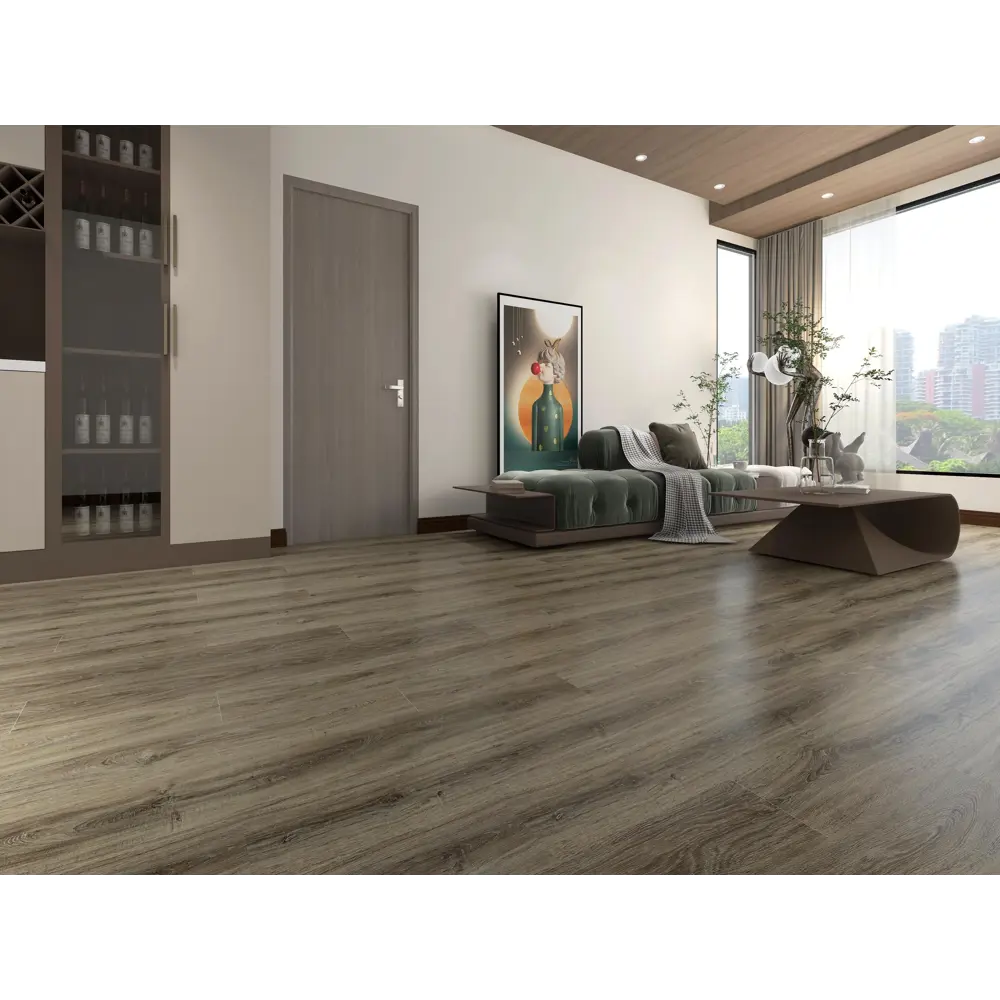 Santreyd SPC плитка Grigio Vulcano - влагостойкое покрытие под дерево 88010969 STLM-0076519 - Вид №7