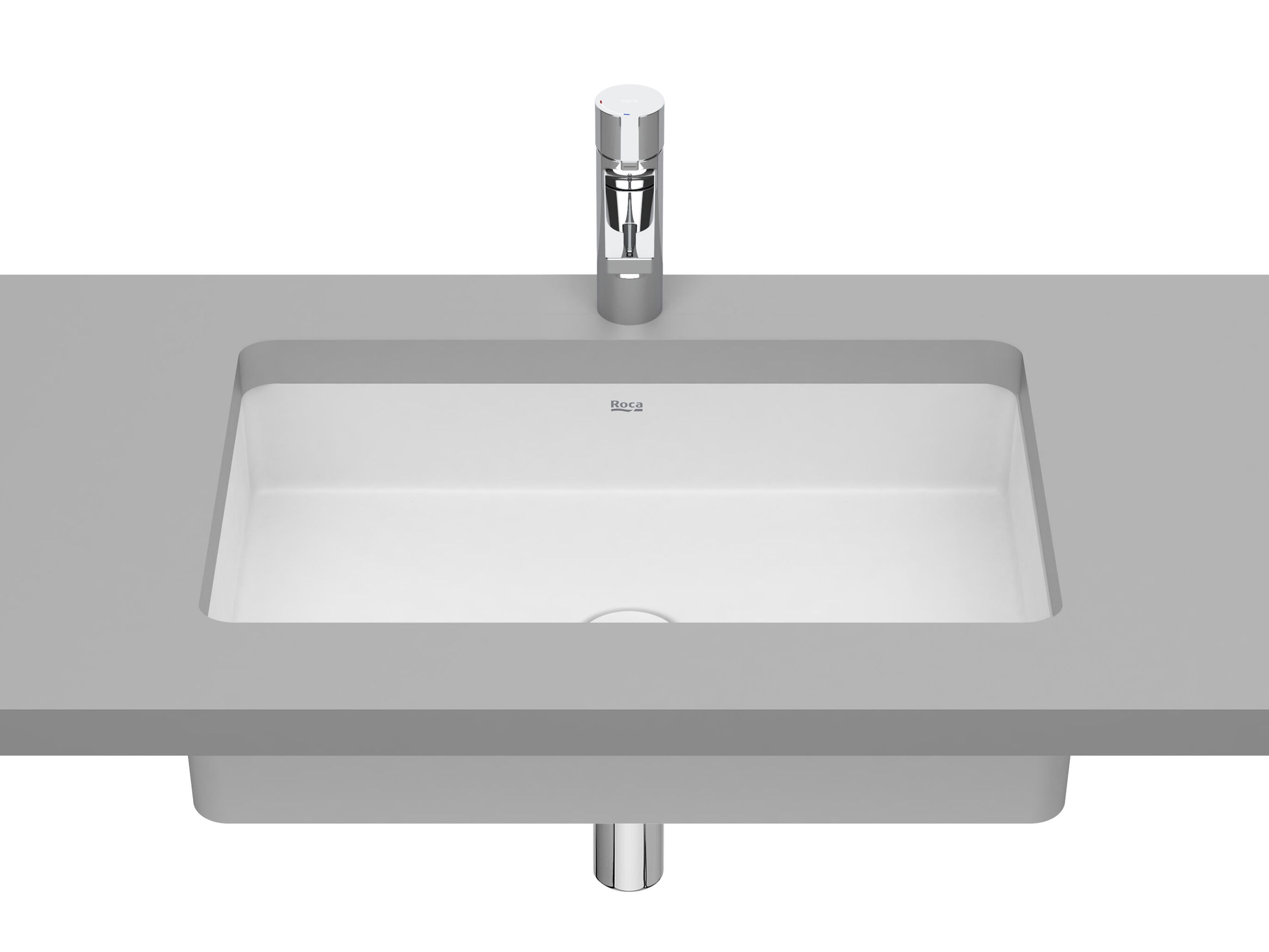 Керамическая прямоугольная встраиваемая раковина Roca Inspira ARCH-00090451