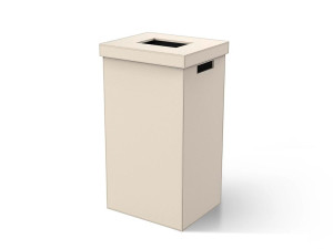 Корзина для белья из искусственной кожи