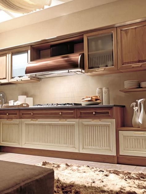Martini Interiors Лакированная линейная кухня из орехового дерева на заказ Convivio contemporary sun-id-1494756 - Вид №2