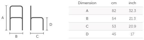 Midj Стул из мягкой ткани Liù Liu sun-id-1436314 - Вид №2
